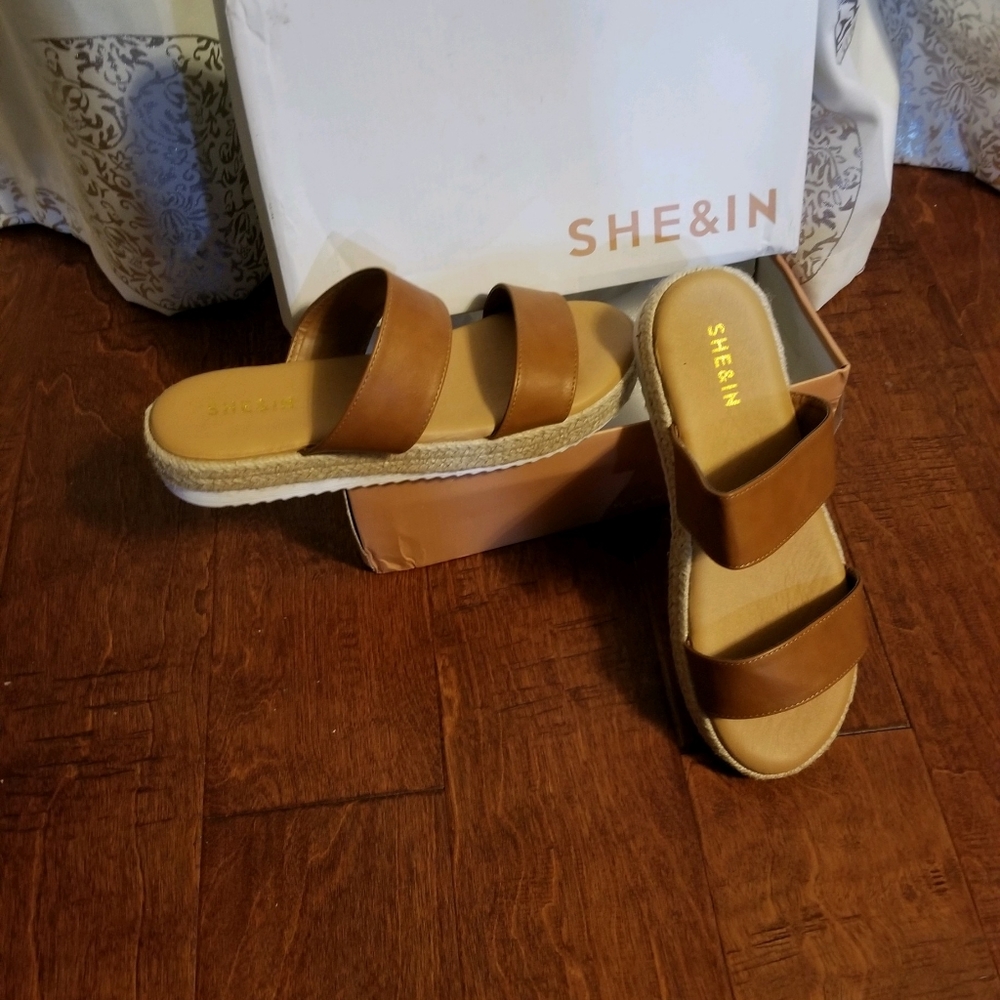 Never worn sandals!